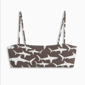 Boys + Arrows Swim - Boys + Arrows Shark Print Bikini Top Boys + Arrows Swim - Boys + Arrows Shark Print Bikini Top